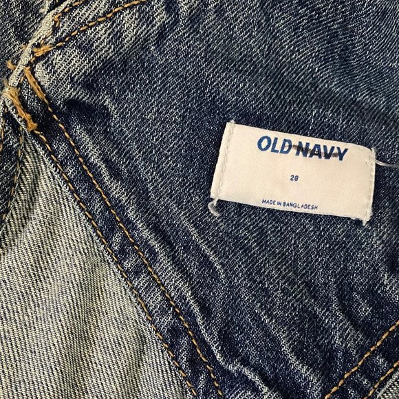 NEW Old Navy Slouchy Straight Jean Overalls 28 - Picture 13 of 15